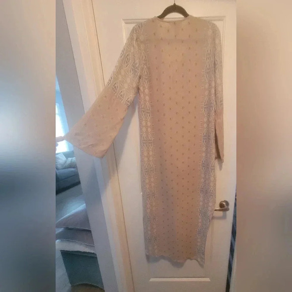 BCBGMaxAzria | Kyndal Dramatic High-Low Asymmetrical Tapestry Dress Size Small - Picture 7 of 14